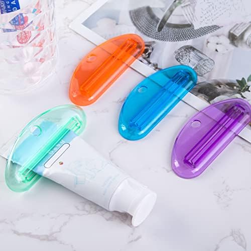 Toothpaste tube squeezer rollers 4 pack in assorted colors